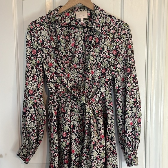 Cinq à Sept | Quin Floral Layered Overlay Feminine Flowy Midi Dress Size 4 - Picture 6 of 13